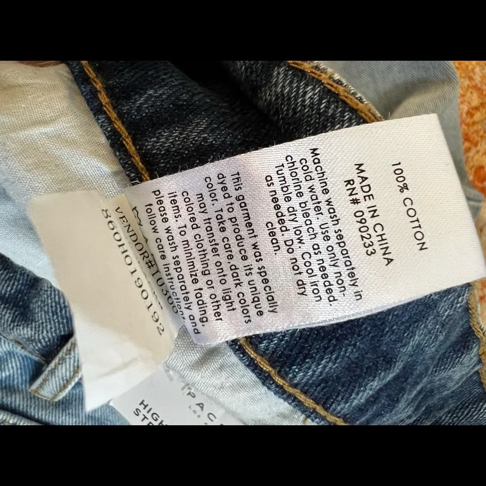 Pacsun high rise straight jeans